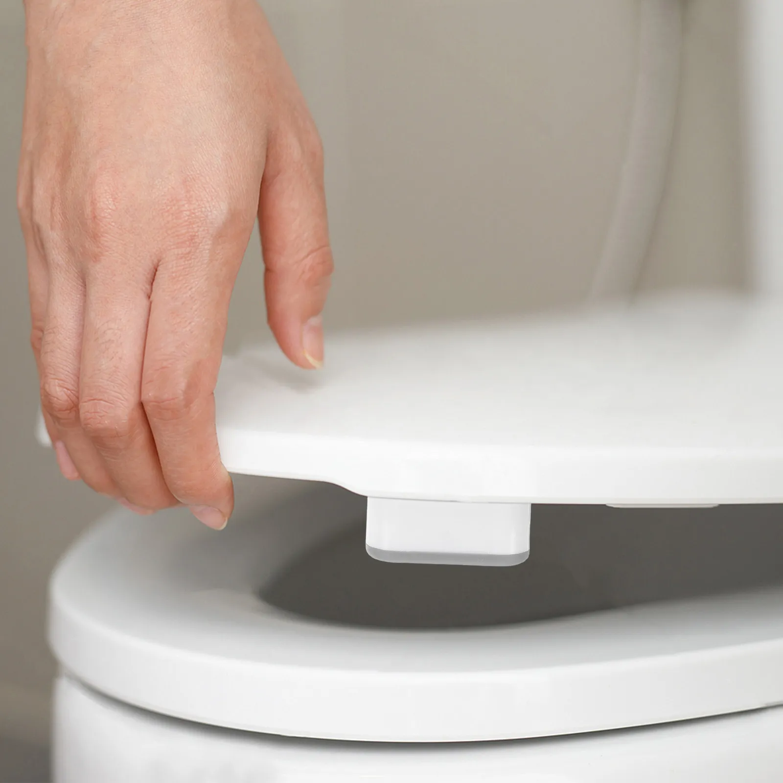 

8Pcs Bidets Toilet Seat Bumpers Thickened Adhesive Buffer Pads Replacement for Toilet Lid Protectors Comfortable Winter Use