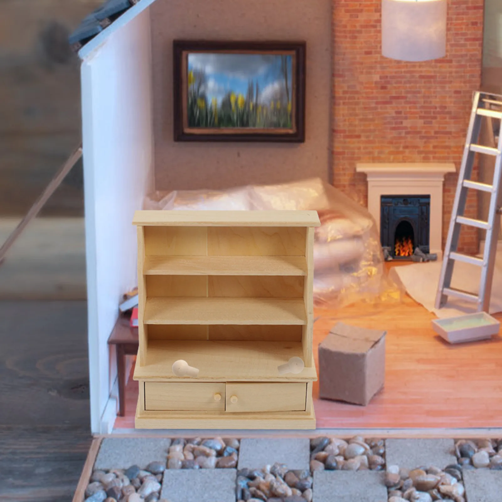 

24 шт. миниатюрных деревянных ручек для дома, аксессуары для DIY, премиум-класса, гладкие, для дверей шкафов, ящиков, мини-мебели 1:12