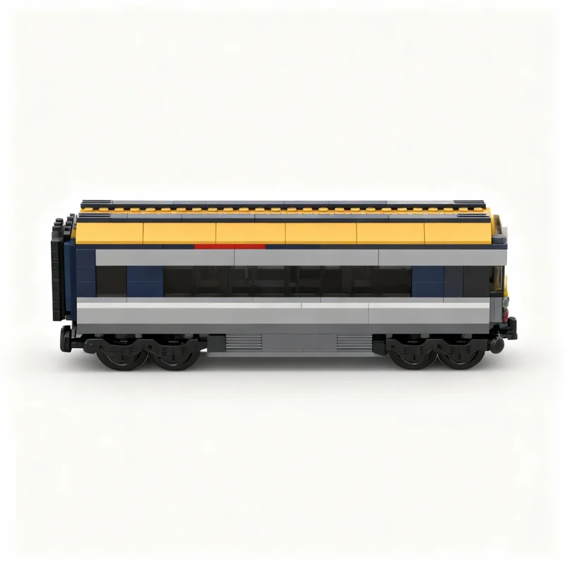 219pcs MOC 60197 Alt Build Cab Coach Conversion One Building Blocks Assembly Set Collector Model Desk Toy Gift For Enthusiasts