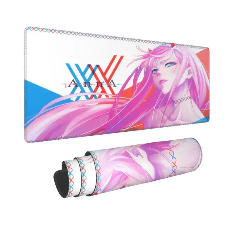 100x50CM Anime Darling in the FranXX 02 Mouse Mat Computer Gamer XXXL Mouse Pad Soft Mousepad Mause Pad Rubber Keyboard Mats