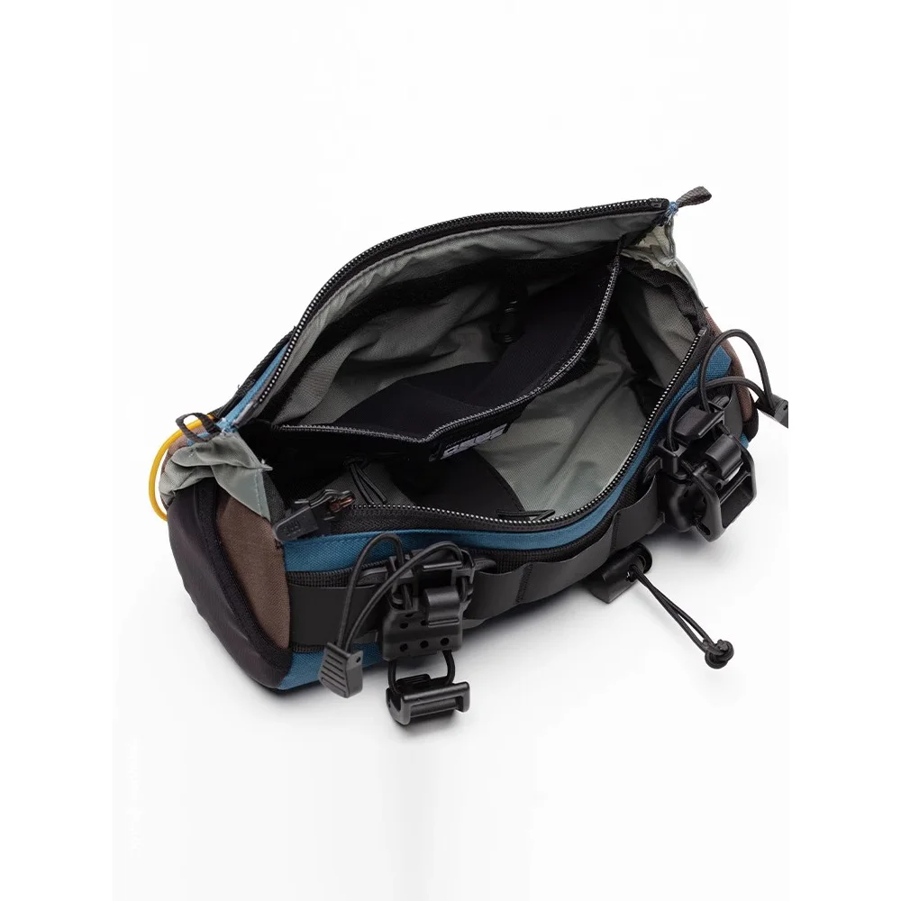 GRC Cylindrical Handlebar Bike Bag Multi-Function Waterproof Storage Reflective Front Bag for Bicycle