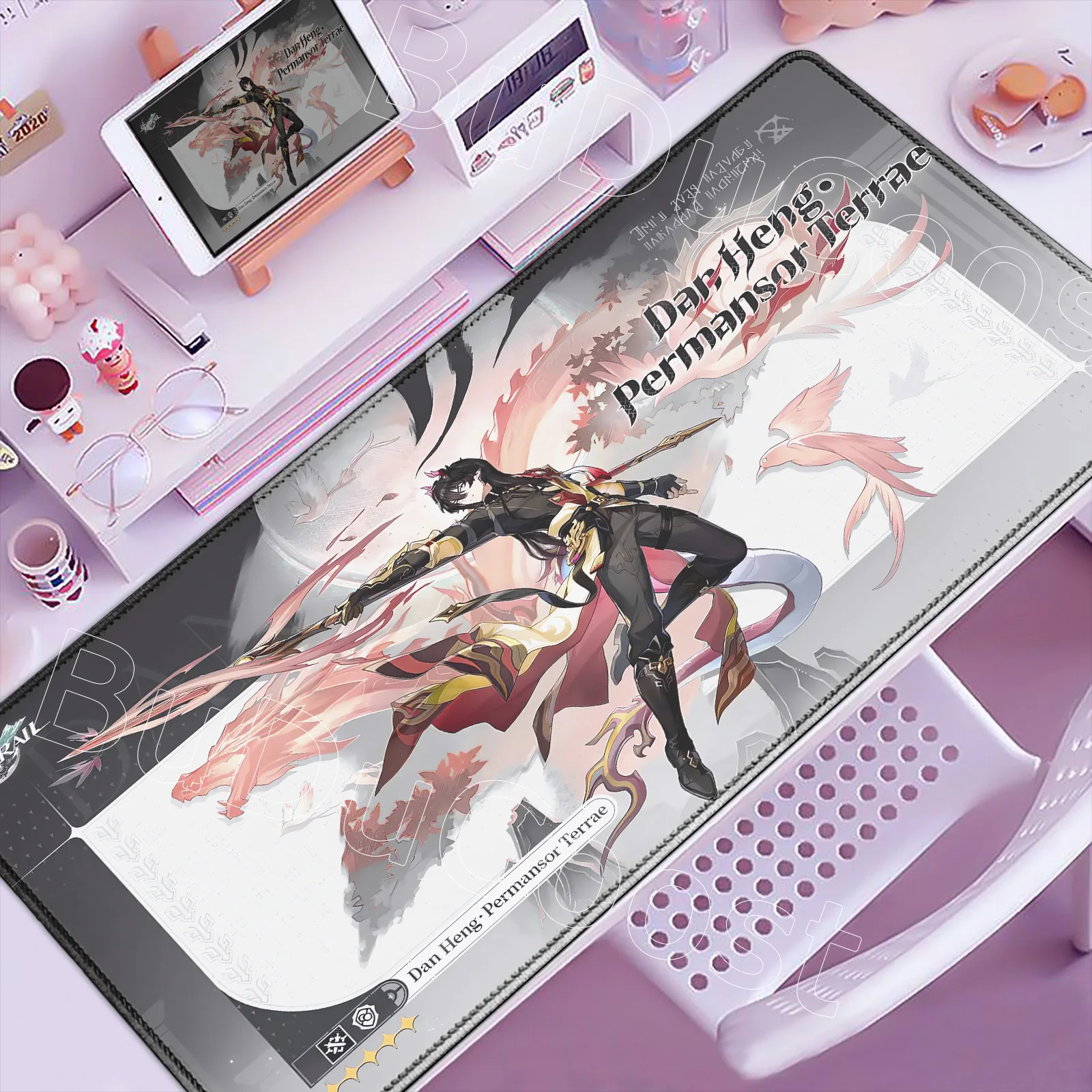 

HD Honkai Star Rail Chrysos Heir Mousepad Phainon Hyacine Terravox Hysilens Mouse Pad Gaming PC Non-Slip Rubber Laptop Mousepads