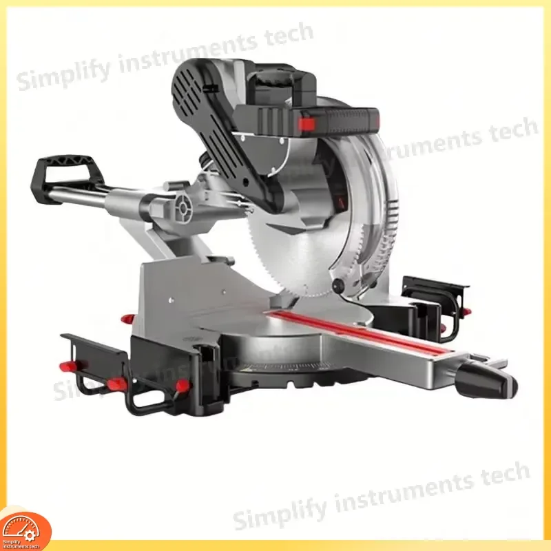 12 Inch Circular Saw Aluminum Wood Cutting 45 Degree Miter Saw Laser Guide Multi Function Power Tool for DIY