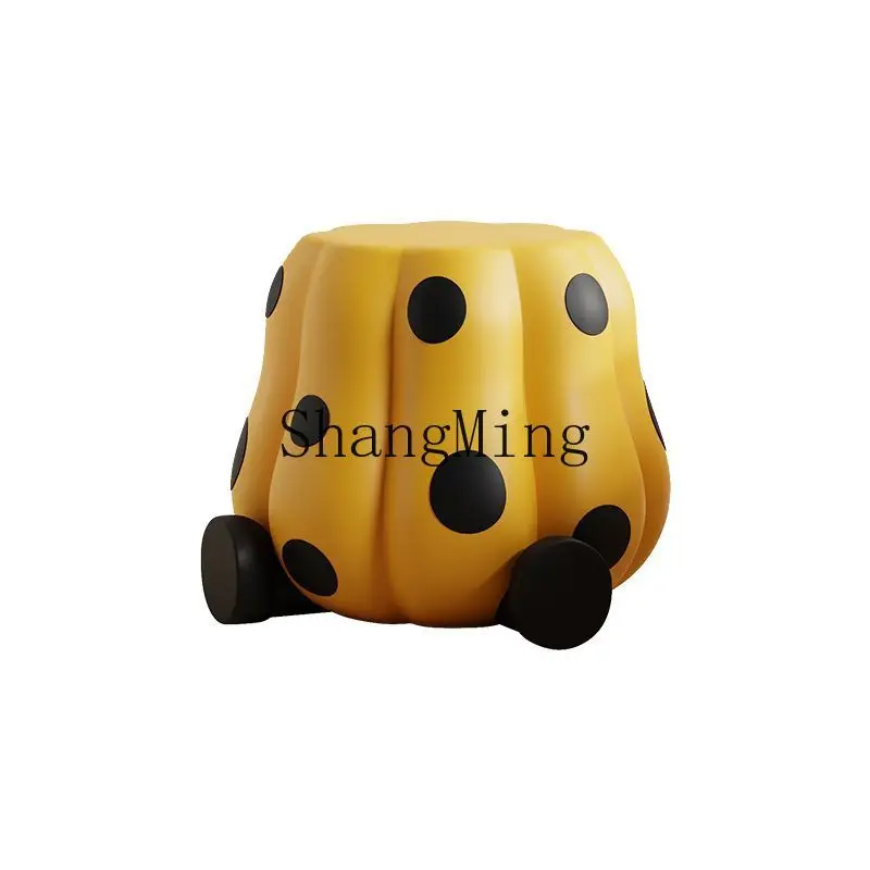 

SM pumpkin shoe change chair, small stool at the door of the home, creative entrance entrance, door change shoe seat