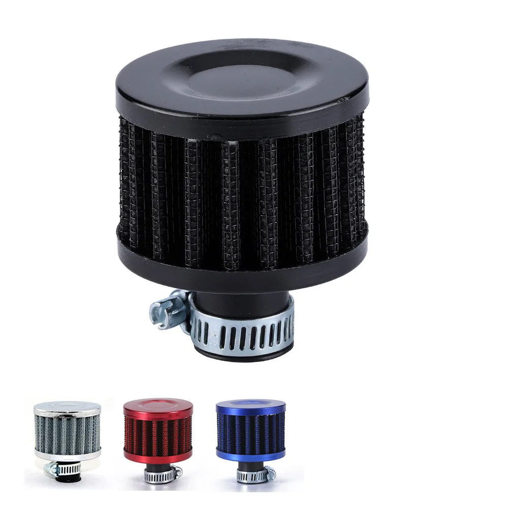 Auto Luftfilter 12mm 25mm für Motorrad Kaltlufteinlass High Flow Kurbelgehäuse Vent Abdeckung Mini Entlüftungsfilter Universal