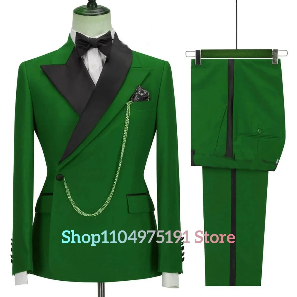 بدلة رجالية ذات جودة عالية تحجب الألوان مزدوجة الصدر، قطعتين (سترة + بنطلون). مجموعة أداء أفضل رجل لمضيف الزفاف.