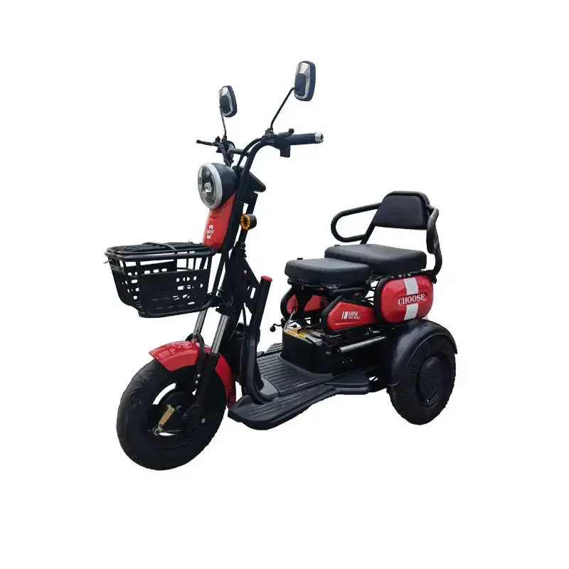 48V 60V 500W motor electric motorcycle China 2023 new model 3 wheels electric passenger tricycles three wheel for adult