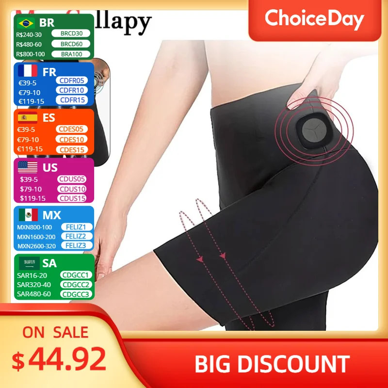 

EMS Shaping Yoga Shorts Intelligent Tens Muscle Stimulation Massage Pants Slimming And Leg Slimming Fitness Pants 15 Levels