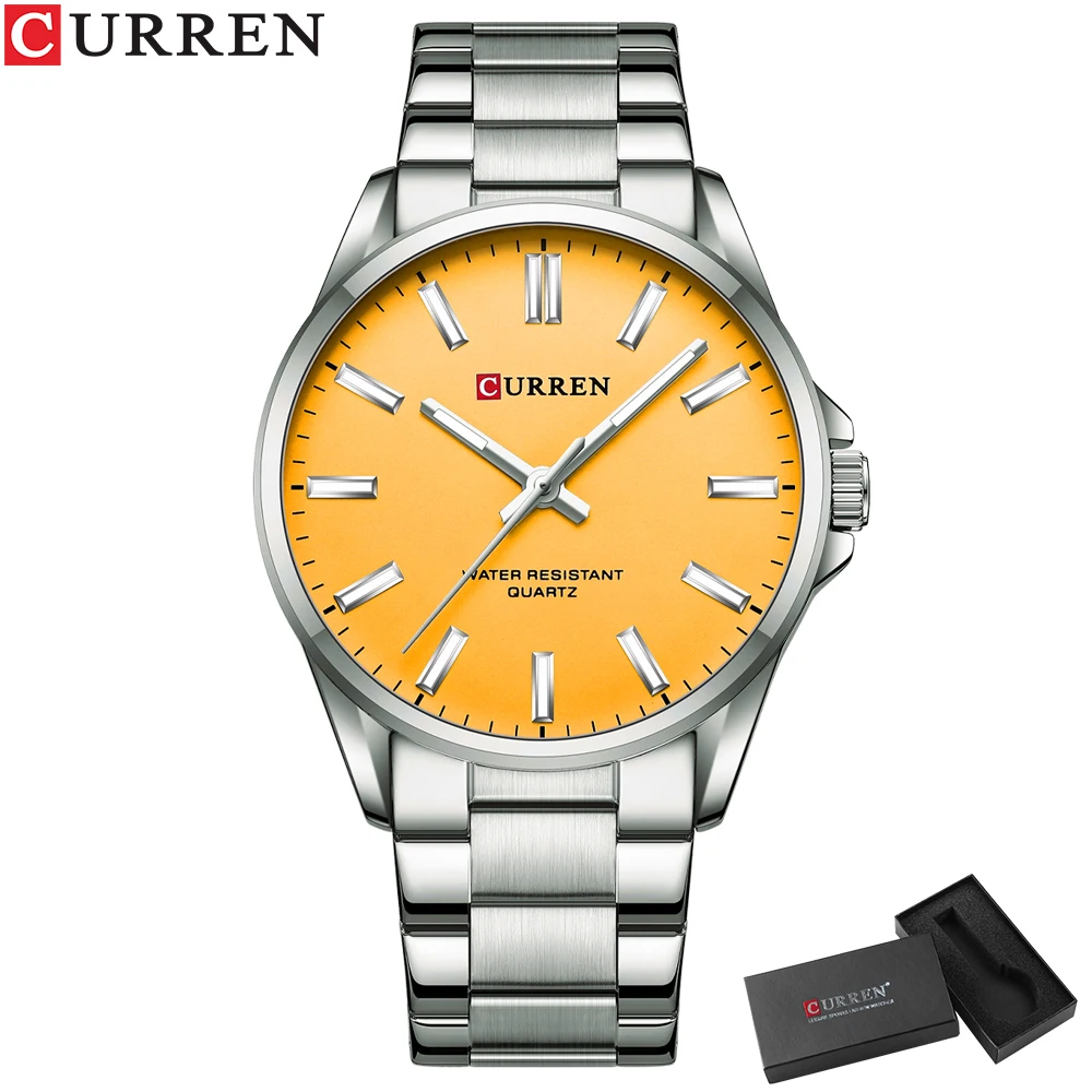 Reloj hombre Mode Männer Edelstahl Uhr Luxus Kalender Quarz Armbanduhr Business Uhren Mann Uhr relogio masculino