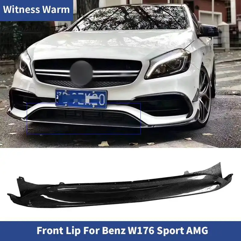Mathiateurs de ruisseau de pare-chocs avant de voiture, Mercedes-Benz Classe A W176 A180 A260 A250 Jas dehors 16-19