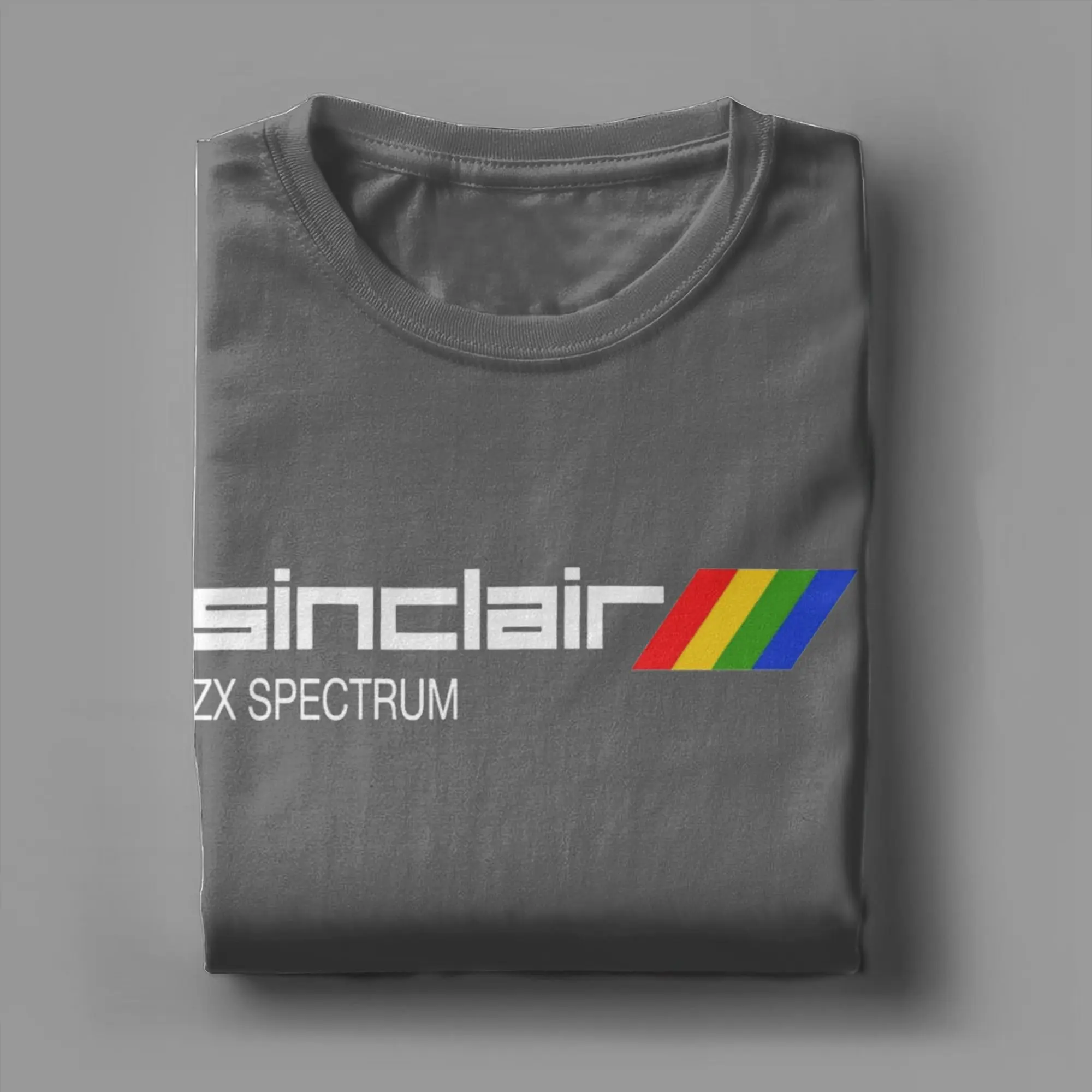 Camiseta Sinclair ZX Spectrum para hombre, camisetas Vintage 100% de algodón, camisetas con cuello redondo, ropa de manga corta, regalo de cumpleaños