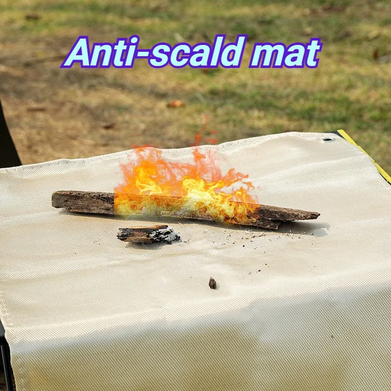 

Огнестойкая ткань для кемпинга на открытом воздухе, пикника, барбекю, теплоизоляция, легкий противоожоговой коврик, портативные принадлежности для кемпинга на открытом воздухе