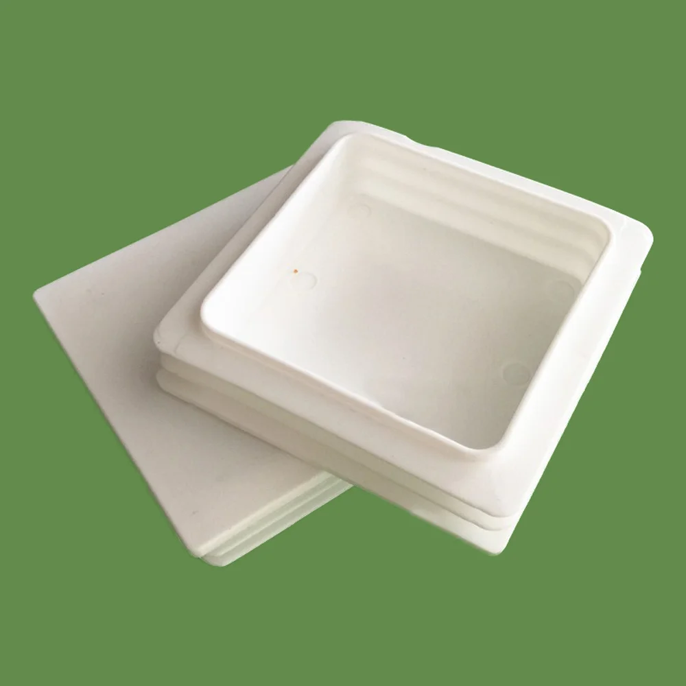 1/2 stücke 100x100mm Schwarz/Weiß Quadratischen Stanzen End Kappe Rohr Rohr Insert Plug-bung