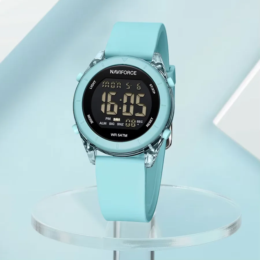 NAVIFORCE Watch For Women Girls 50M Waterproof Brand Silicone Female Watch Student Digital Watches Clock Lady Relogio Feminino