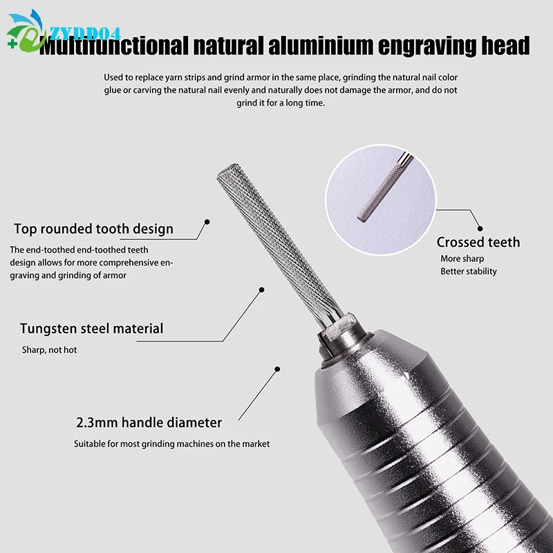 ● 1 قطعة التنغستن الصلب المهنية مسمار مثقاب ملفات الأظافر هلام البولندية إزالة لدغ لآلة كهربائية أداة نظيفة للبشرة #5