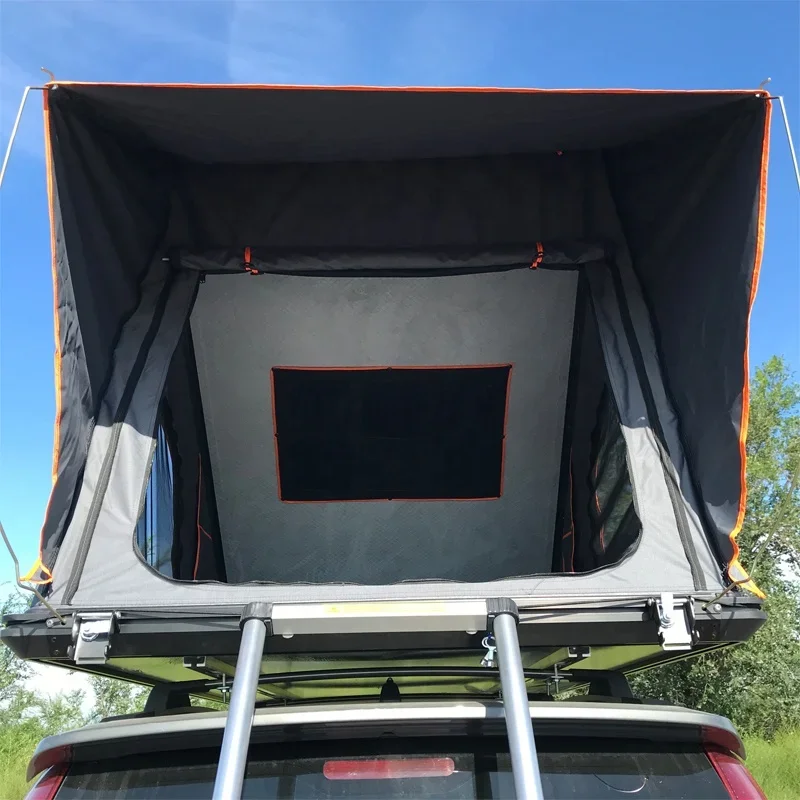 Factory Direct Sales Triangle Aluminum Hard Shell SUV Pickup Camping MPV Roof Top Tents Hard Shell