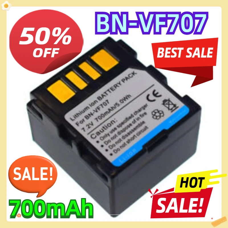 

BN-VF707 For JVC Everio GZ-MG36EK GZ-MG21ek GZ-MG26EK Camcorder Battery 700mAh