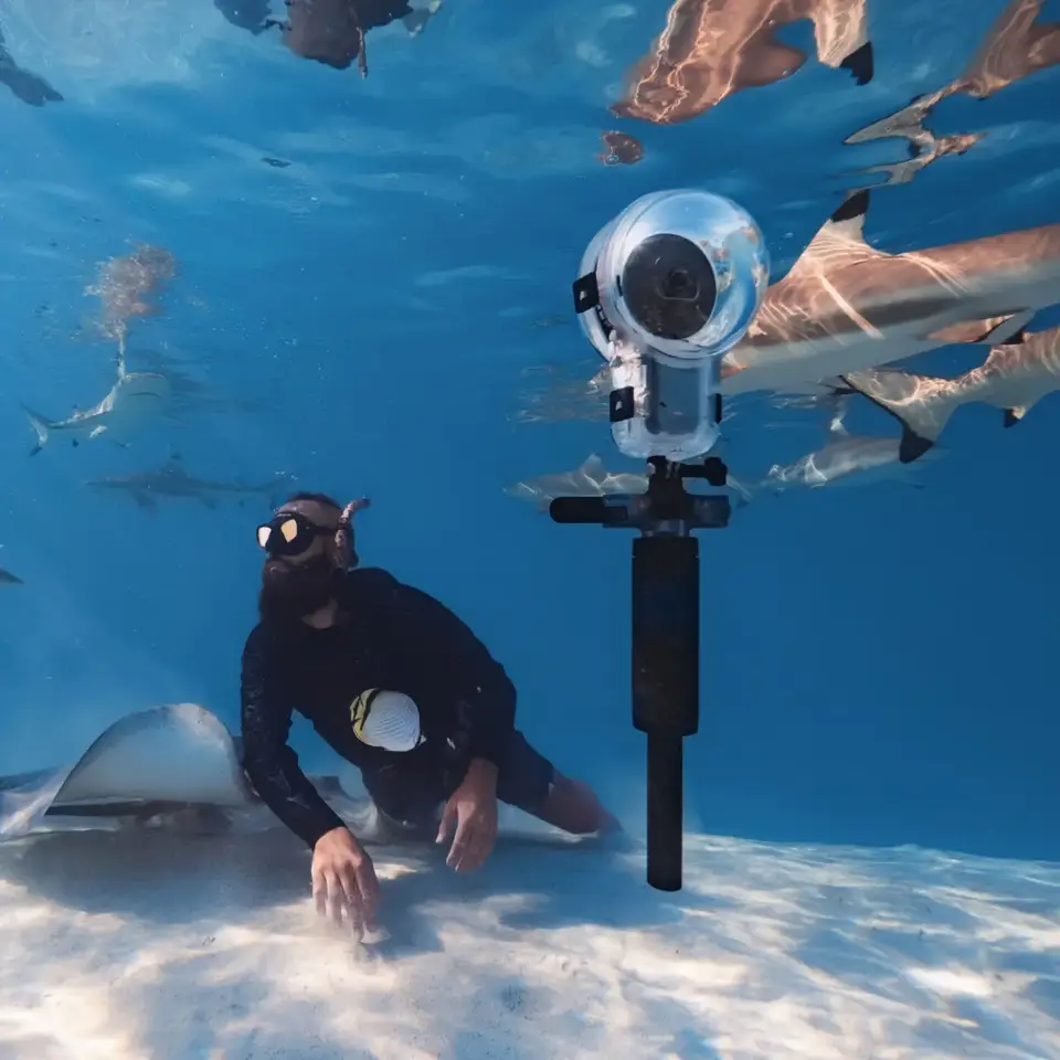 مقبض طفو محايد Insta360 Dive Buddy لكاميرات X6 X5 X4 Air X4، مقبض عائم تحت الماء حتى عمق 50 متر لكاميرا الغوص 360 - 3