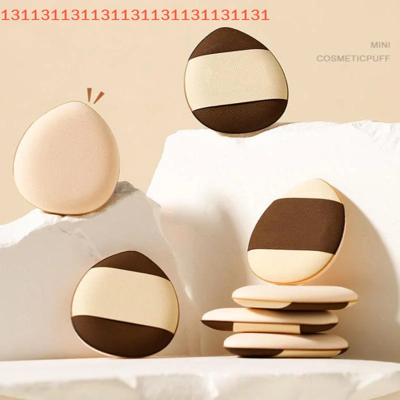 5/10Pcs Mini Finger Puff Foundation Small Teardrop Air Cushion Powder Sponge Face Concealer BB Cream Cosmetic Applicator Makeup