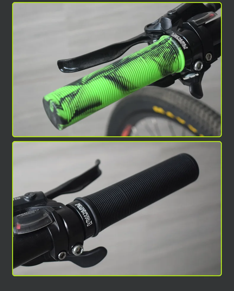 Fahrradlenkerüberzüge, Mountainbike-Gummilenker, klappbare Mountainbike-Griffe, bequeme, stoßdämpfende Fahrradgriffe – Detail 10