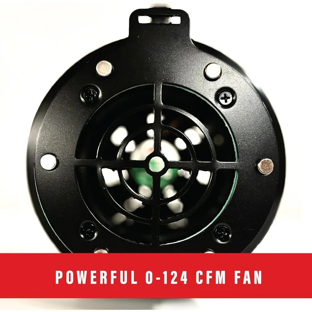 منفاخ شواء 4.0 لشواية أوفست المدخن - مروحة شواء تعمل بالبطارية للشواء في الهواء الطلق