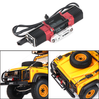 Simulated Metal Twin Motor Winch for 1/10 RC Crawler Car Traxxas TRX4 Defender AXIAL SCX10 RC4WD D90 Tank 300