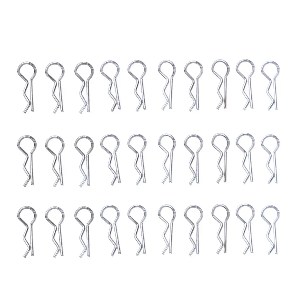 

30pcs Body Shell Clip Pin R-Pins for K969 K979 P929 P939 Accessory