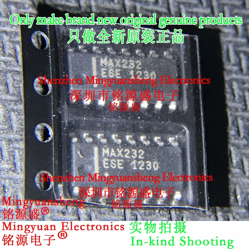 Mingyuan Sheng nuevo Original genuino Max232Ese + T Max232Ese + Max232Ese Max232 paquete Sop16 Rs-232 interfaz circuito integrado Chip Ic