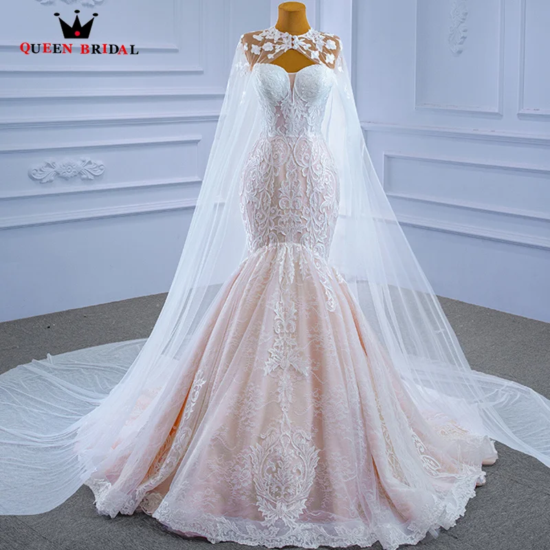 Vestido de novia moderno con apliques de corazón, traje de novia sin mangas con chaqueta, corte sirena, personalizado, XX43, 2023