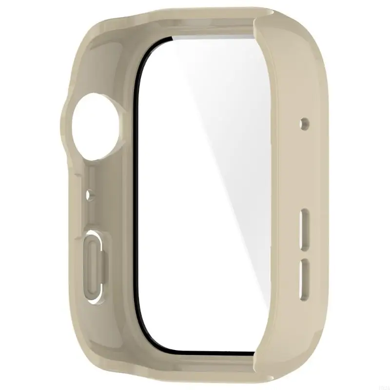 Cierre Smartwatch Case película vidrio PC Adecuado para Watch Fit 4 Integrated Screen Protector Shell Shock -Protleve