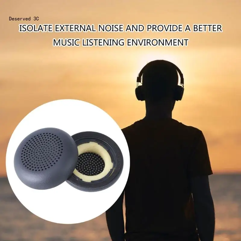 Comfortable Over Ear Pad for Logitech Zone 900 750 Headphone for Improve Sound Isolation and Easy Replacement Ear Covers