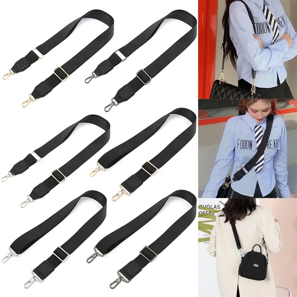 Bag Accessories Adjustable Bag Strap Nylon Black Shoulder Bag Strap Handbag Strap Shoulder Bag
