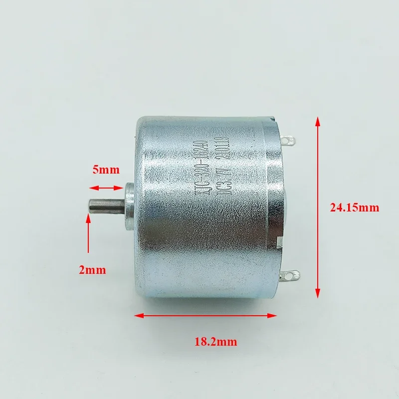 RF-320CH-16240 Mini 24mm Electric Motor DC 1.5V 3V 3.7V 5V 6V 9000RPM Micro Mute Round Spindle Motor DIY Hobby Toy Model