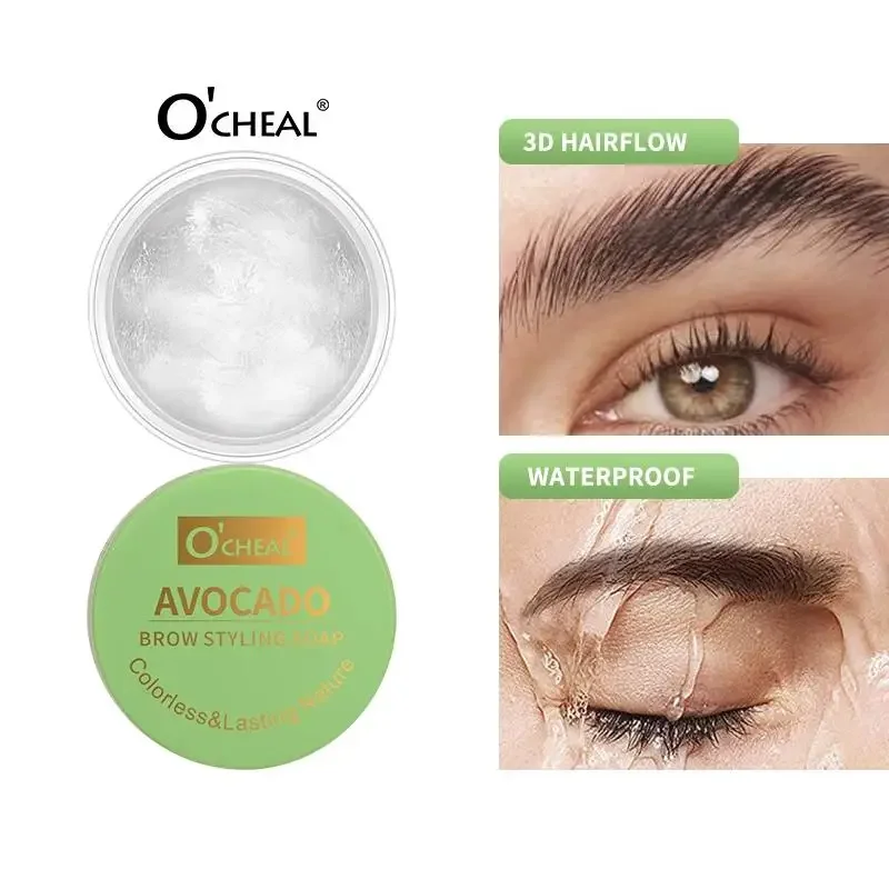 Crème coiffante pour sourcils 3D, Gel Transparent imperméable, définition naturelle longue durée, formule résistante aux taches