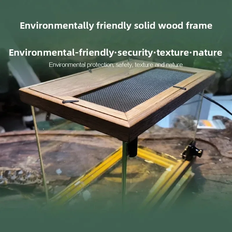 Solid wood climbing pet feeding tank, lizard palace reptile glass tank, snake horned frog landscape tank