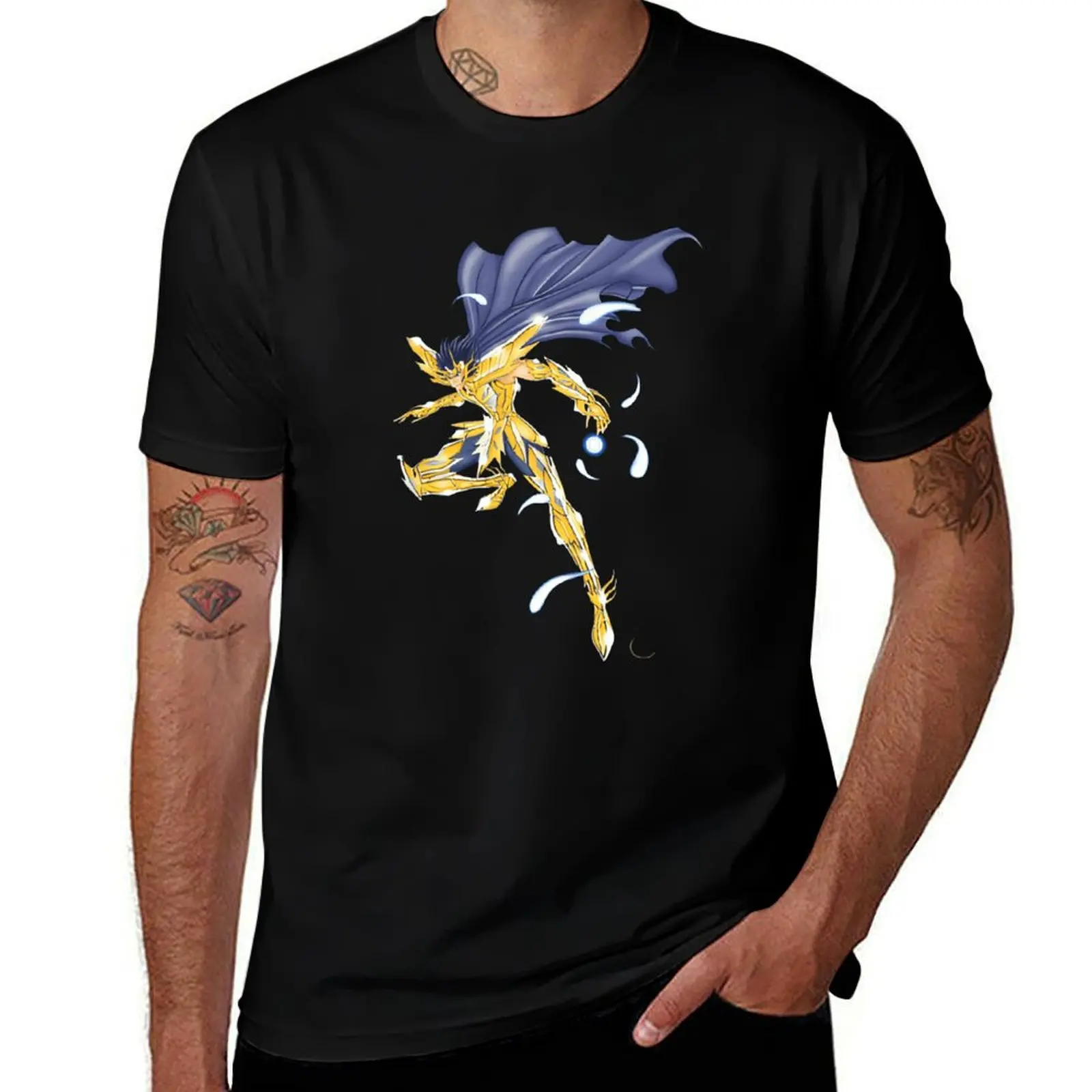 

Patterned Tee – Teen Vacation T-Shirt – Gym Style Stretchy Saint Seiya Bronze Saint Gold Saint Seiya Shun Shiryu Hyoga Ikki
