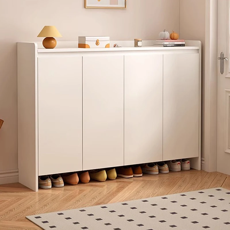 Scarpiera estetica bianca verticale salvaspazio dormitorio universitario elementi essenziali scarpiera interna Muebles decorazione del soggiorno