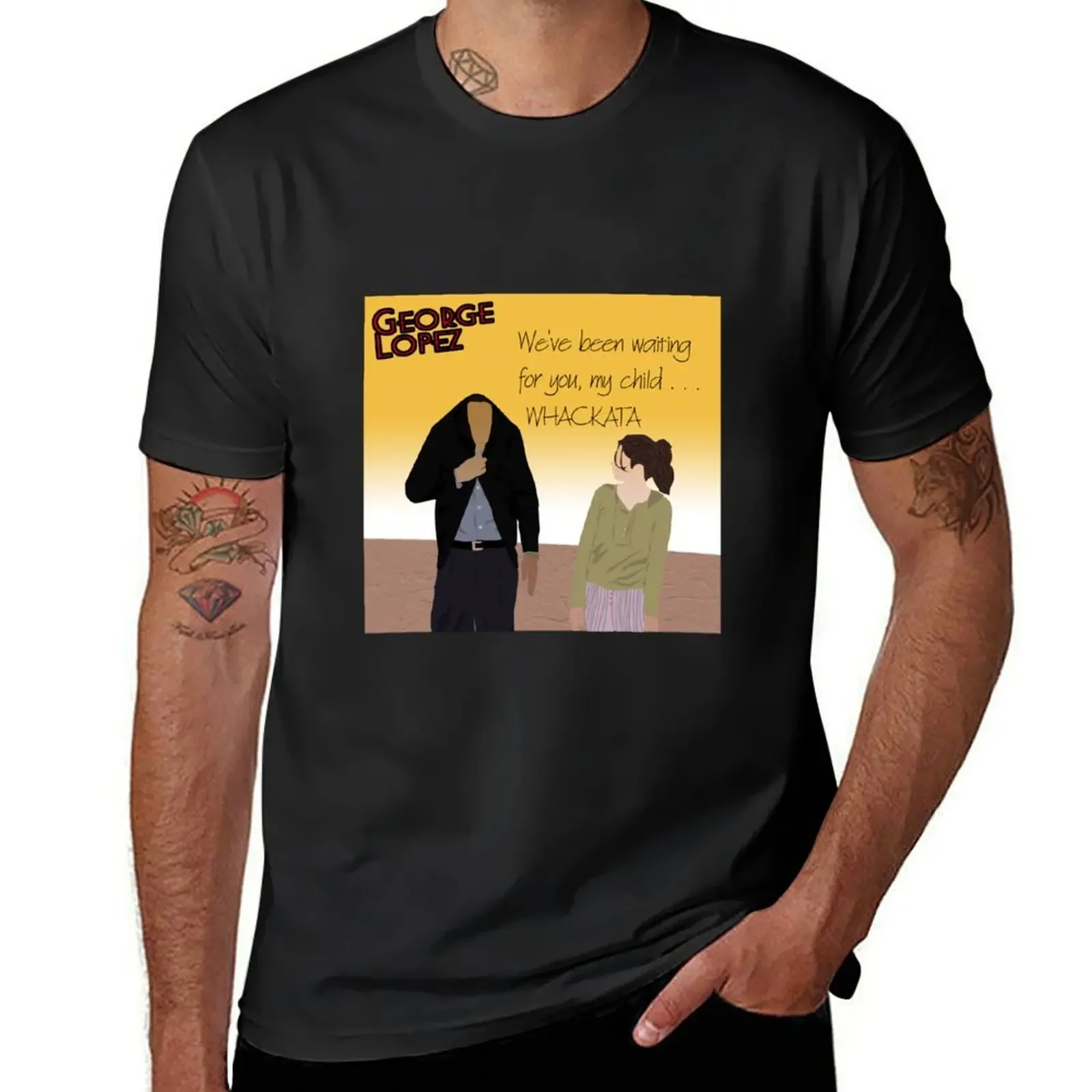 George Lopez Show - George the Nun T-Shirt vintage anime shirt customizeds slim fit t shirts for men