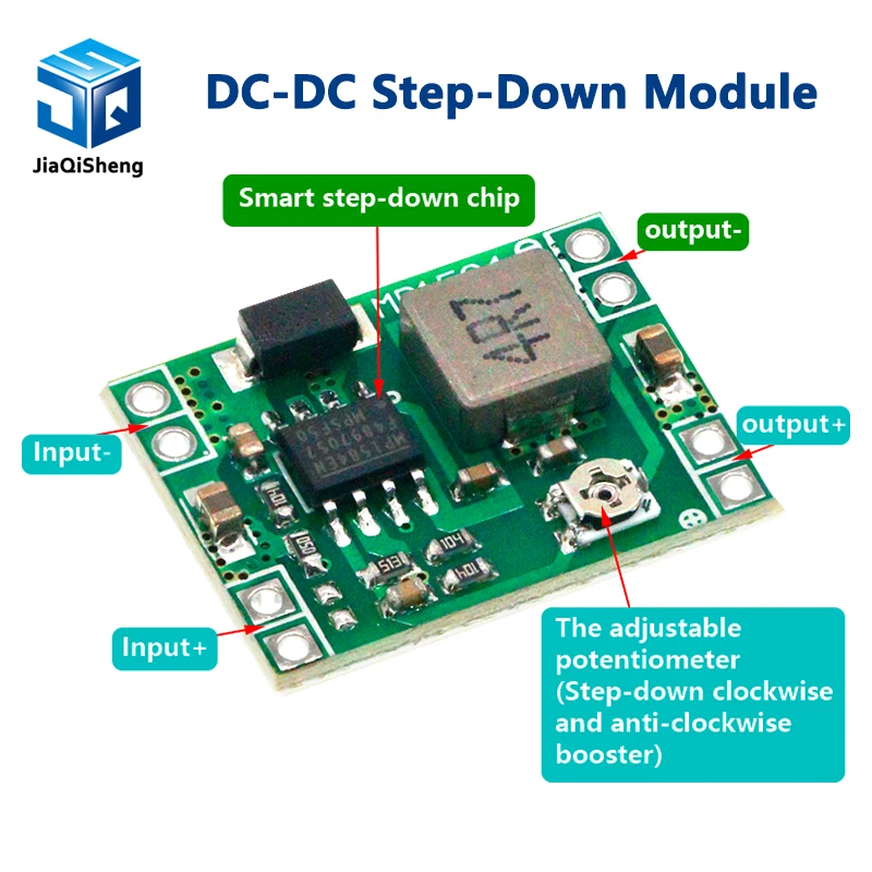 1PCS XM1584 Ultra-small size DC-DC step-down power supply module 3A adjustable step-down module super LM2596