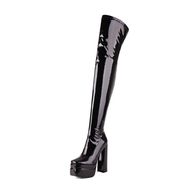 Professional Customized Sexy Stiletto High Heels Over The Knee Boots Women Stretch Thigh High Boots Ladies Long Boots