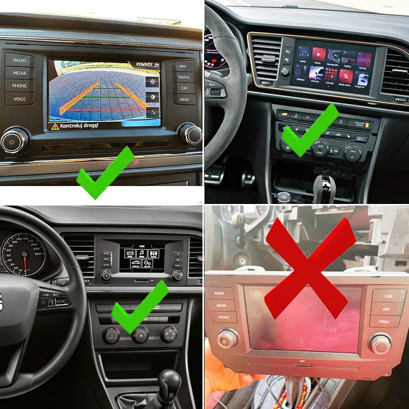 Car Reversing Rear View Camera for Seat Leon MK3 5F FR LE 2013 - 2020 With Canbus dynamic trajectory accessories plug & Play