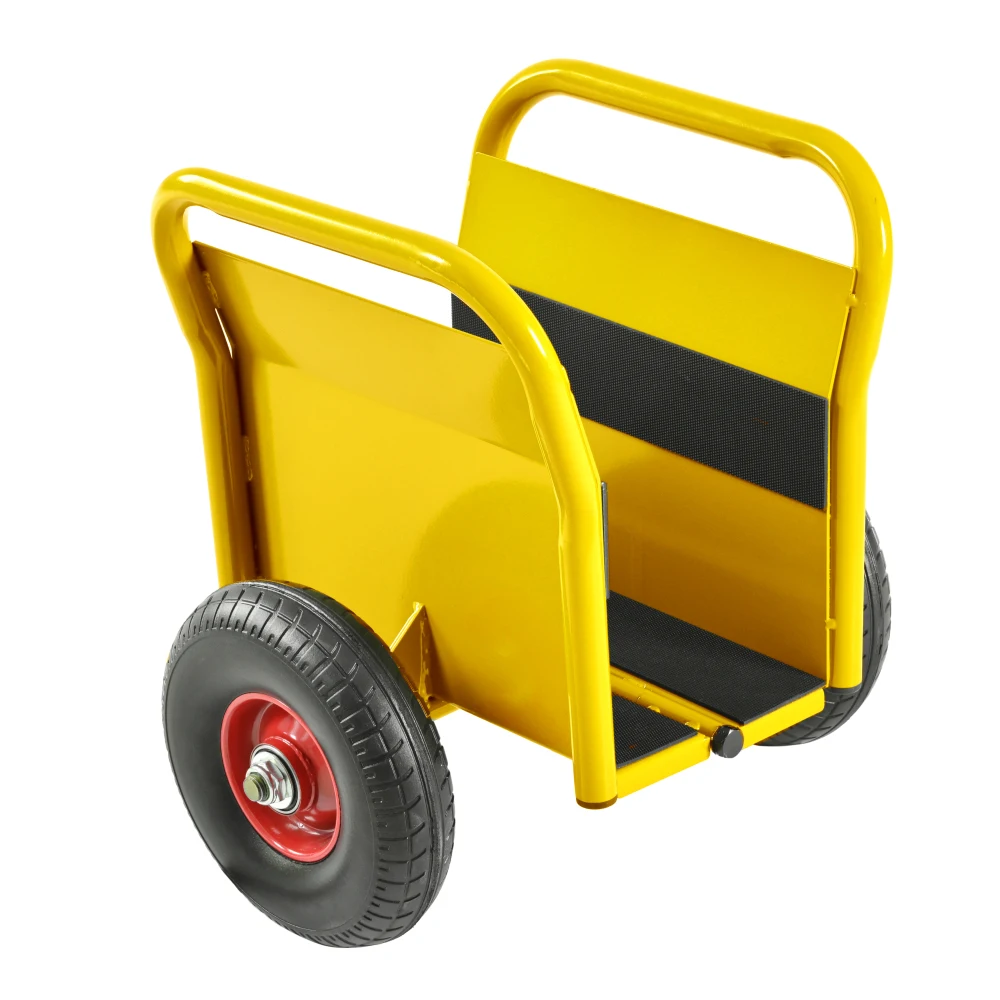 

Heavy Duty Panel/Slab Dolly:2 Handles,10" Solid Tires,1000LBS,All-Terrain Drywall&Doors(Yellow)