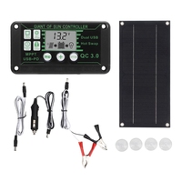 600W Solar Panel Kit With 100A Charge Controller Solar Charging For Outdoor RV Camping Boat Trailer System-AD03