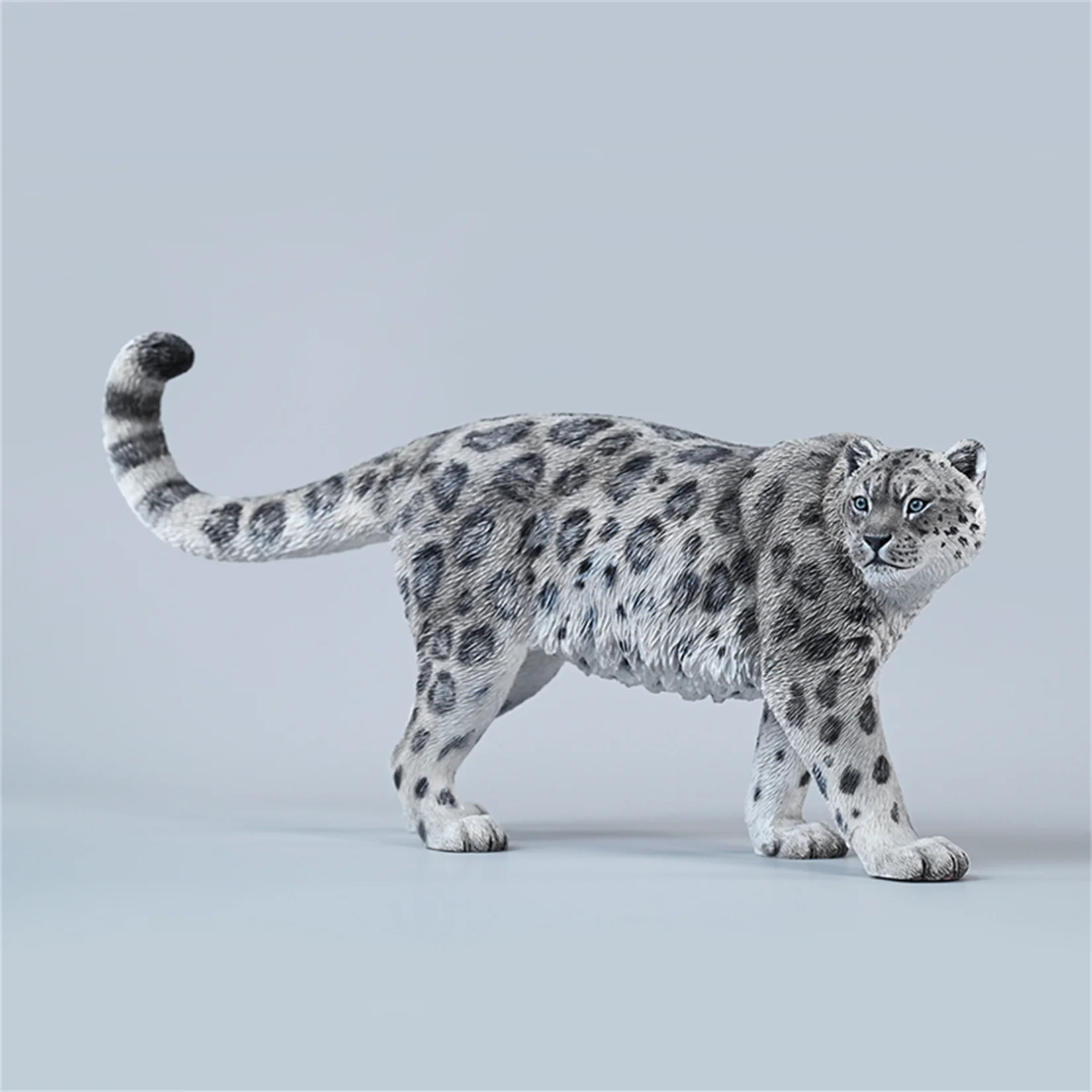 JXK 1/6 Snow Leopard Model Realistic Animal Figure Panthera Uncia
