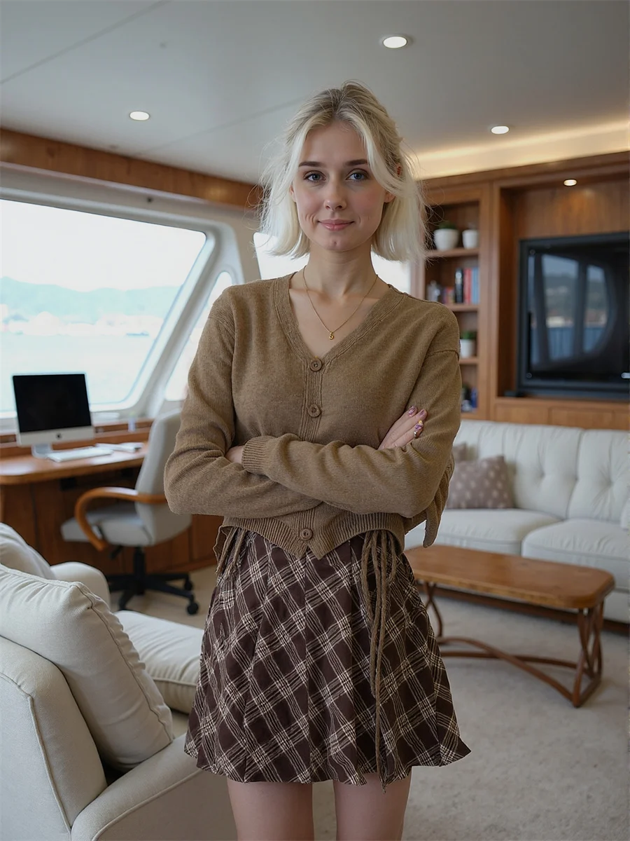 

Клетчатые коричневые юбки, женские миди, рыбий хвост, русалка, с разрезом подол, элегантный шикарный модный лоскутный струящийся расклешенный офис с рюшами