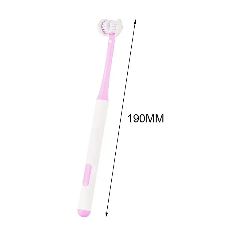 Зубная Щетка Remove Tartar Teeth Care Multi-directional Cleaning Oral Care Tongue Scraper 3-Sided Toothbrush PBT Ultra Fine Soft