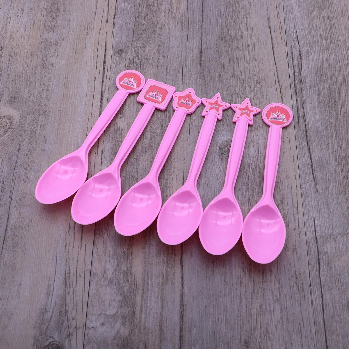 

Birthday Party Reusable Cartoon Spoons Kids Spoon Restaurant Party Forks Cartoon Crown Elegant Crown Spoons Finish