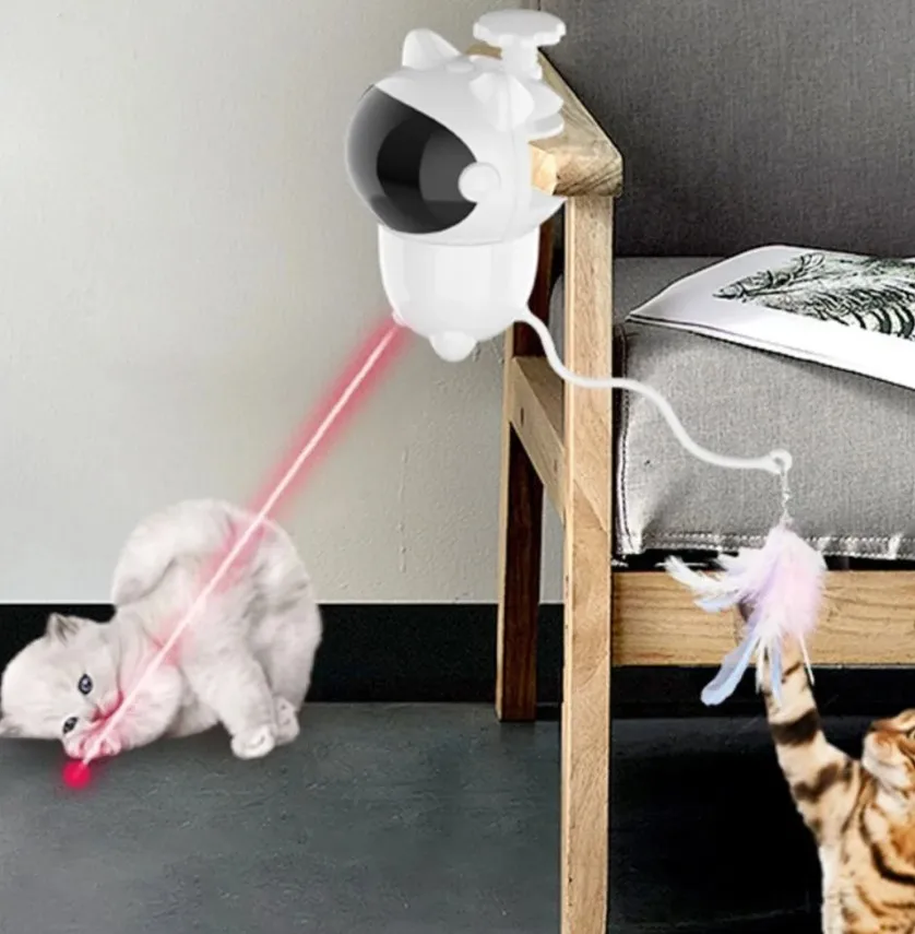 

Automatic Laser Toy for Cats Interactive Light Chaser for Pets