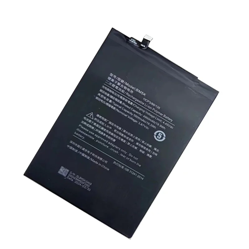 100% Orginal BM5K 5000mAh Battery For Xiaomi Pad 5 Pro 12.4, 22081281AC, 3.87V Batteries+Tools