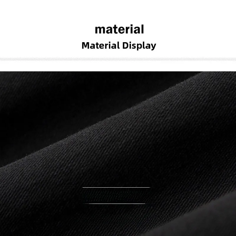 سراويل عمال عصرية للرجال مستقيمة وفضفاضة غير رسمية من القطن الرقيق للصيف، سراويل طويلة مناسبة تمامًا للشباب #4